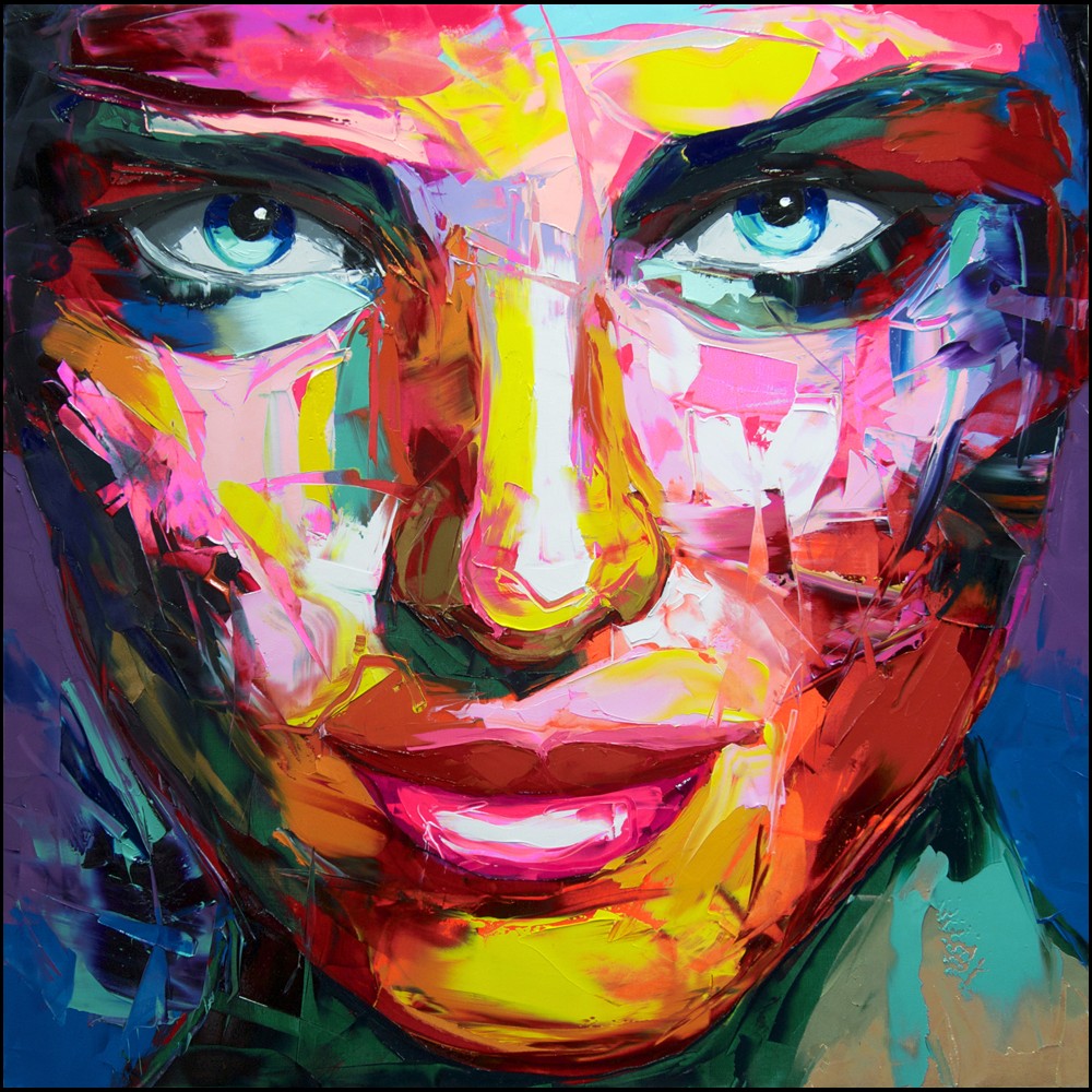 Francoise Nielly Portrait Palette Painting Expression Face219